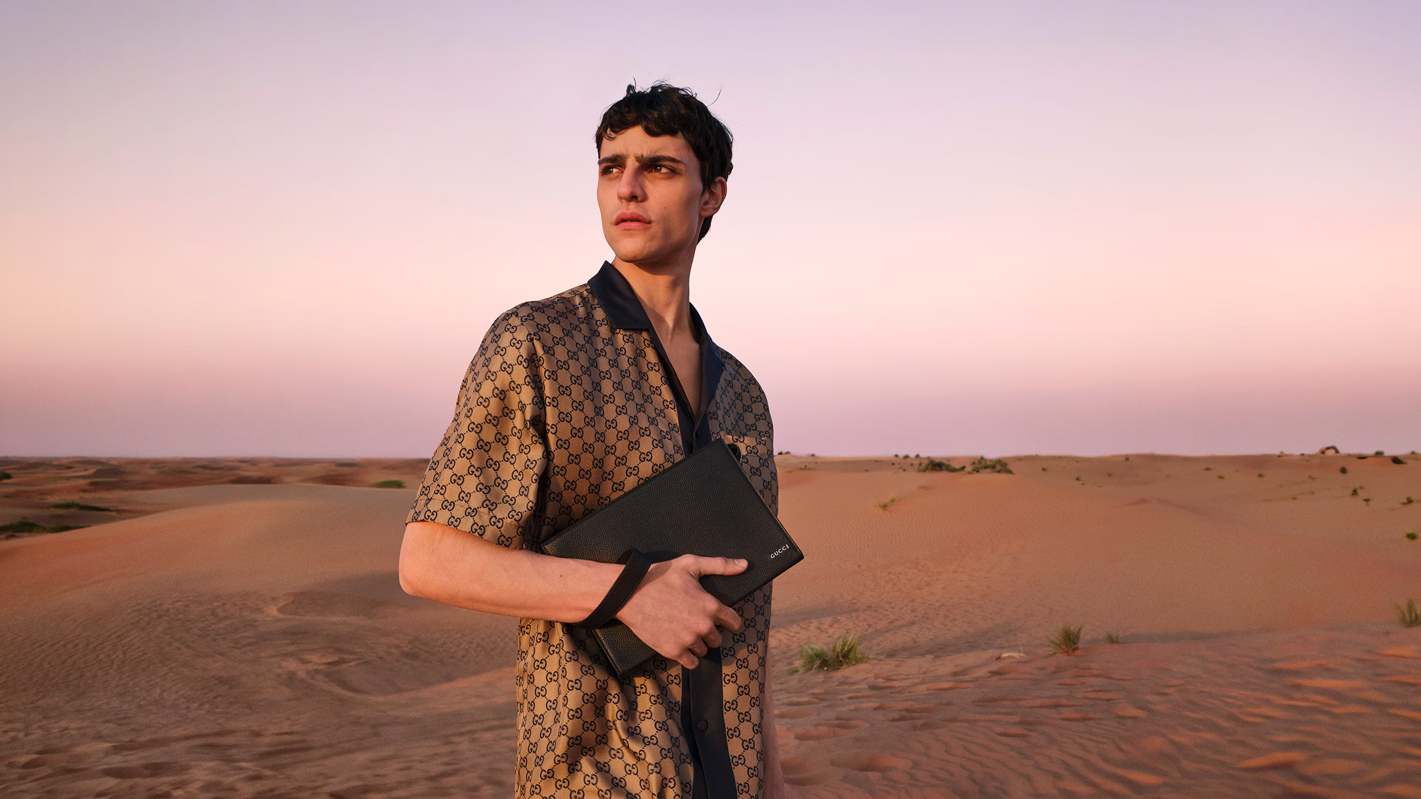 Fashion in desert setting